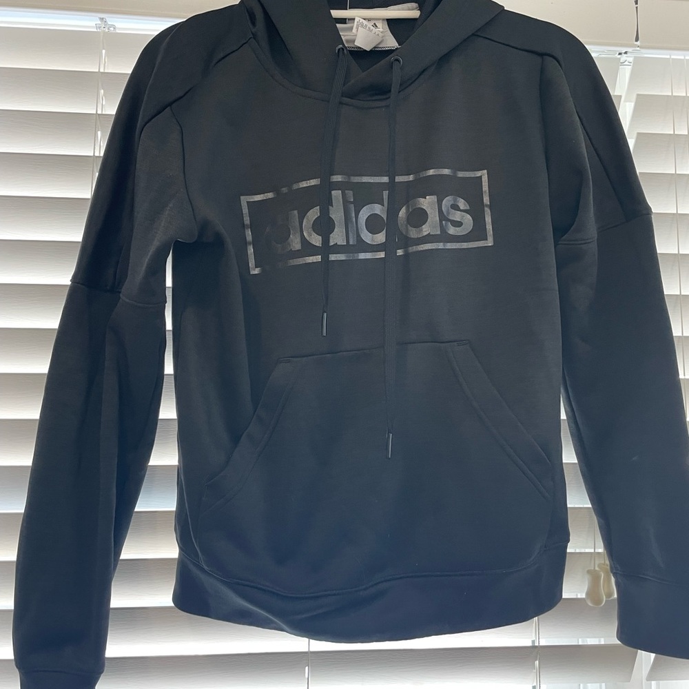 Adidas Black Hoodie Size S